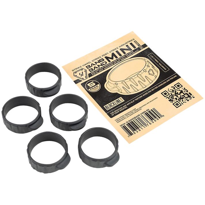 Strike Industries BANGBAND34MMBK Bang Band Mini 34mm Made of Black Rubber 5 Pack