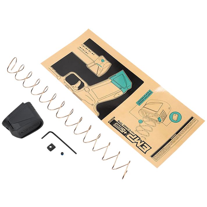 Strike Industries EMPCTP9 Magazine Extension Kit+5rd Made of Black Polymer for Most Canik TP9