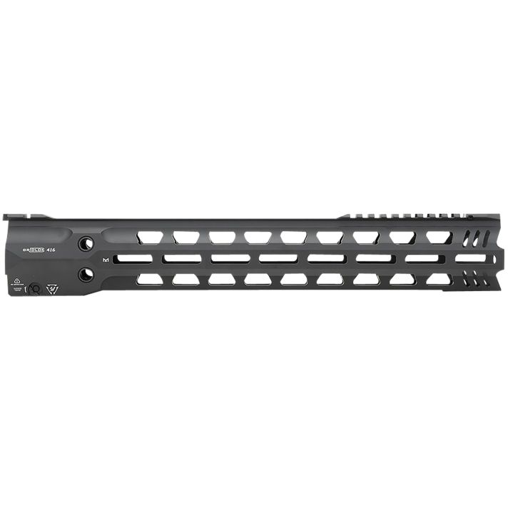 Strike Industries GRIDLOK-416-L-16 GridLok Lightspeed With Quick Detach System 16"L 1.57"D M-LOK Black Aluminum for HK 416, HK MR556, M27 IAR