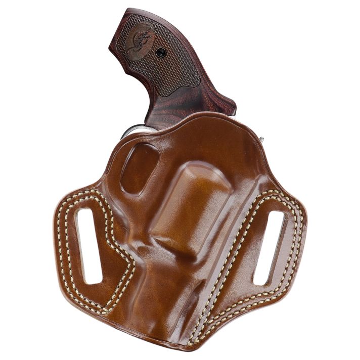 Galco CM312 Combat MasterOWB Tan Leather Belt Slide Fits Kimber K6S Right Hand