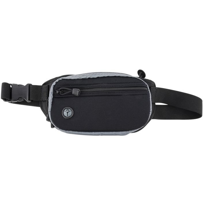 Galco FTPGBS Fastrax PAC Waistpack Size Sub-Compact Black/Gray Neoprene Compatible w/Diamondback DB/S&W M&P Shield Plus/Glock 26 Gen3-5 Belt Up to 50" Wide Ambidextrous
