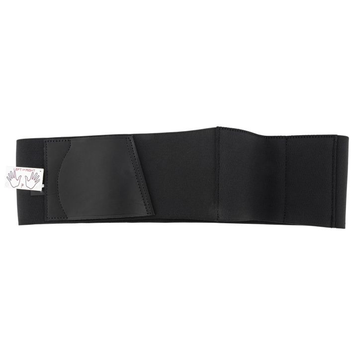 Galco UWBKMED2 UnderWraps 2.0 Black Medium Leather/Nylon Handgun