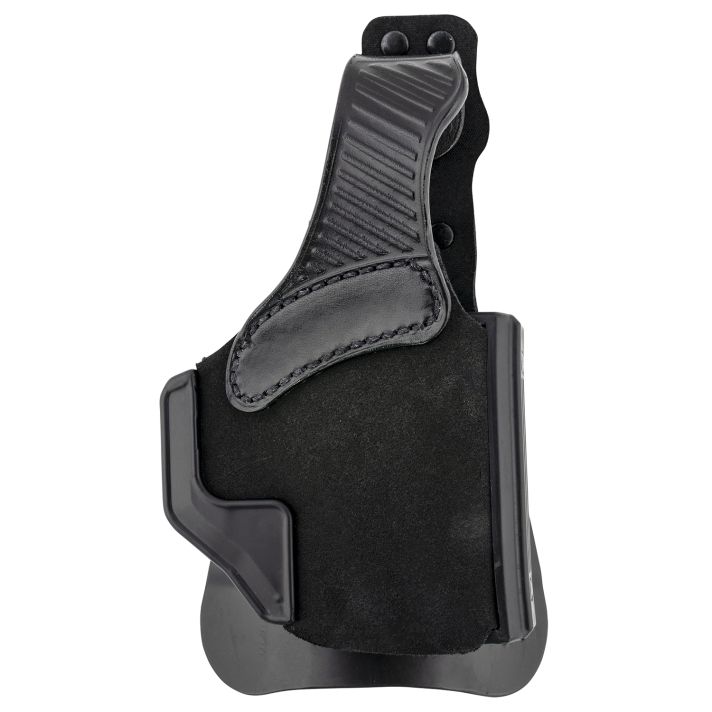 Galco W2800RB Wraith 2.0 OWB Black Leather Compatible w/ Glock 43X/Taurus GX4/SpringfieldHellcat Paddle Mount Right Hand