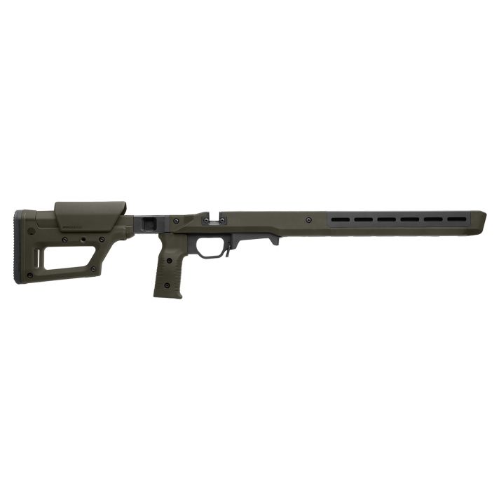 Magpul MAG1199-ODG Pro 700 Lite SA OD Green Adjustable Synthetic Stock with Aluminum Chassis & Interchangeable Grips for Remington 700 Short Action Ambidextrous