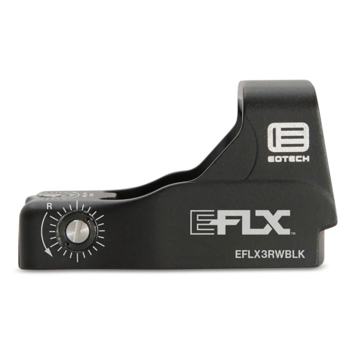 Eotech EFLX3RWBLK EFLX Mini Reflex SightMatte Black 1 x 3 MOA Red Dot
