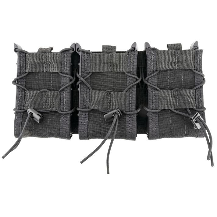 High Speed Gear 45TA00BK TACO Shingle Mag Pouch Triple Black Nylon MOLLE Compatible w/ Rifle