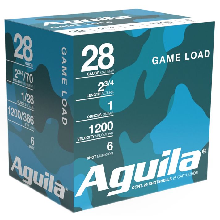 Aguila 1CHB2836 Birdshot Standard Velocity 28Gauge 2.75" 1oz 6Shot 25 Per Box/20 Case