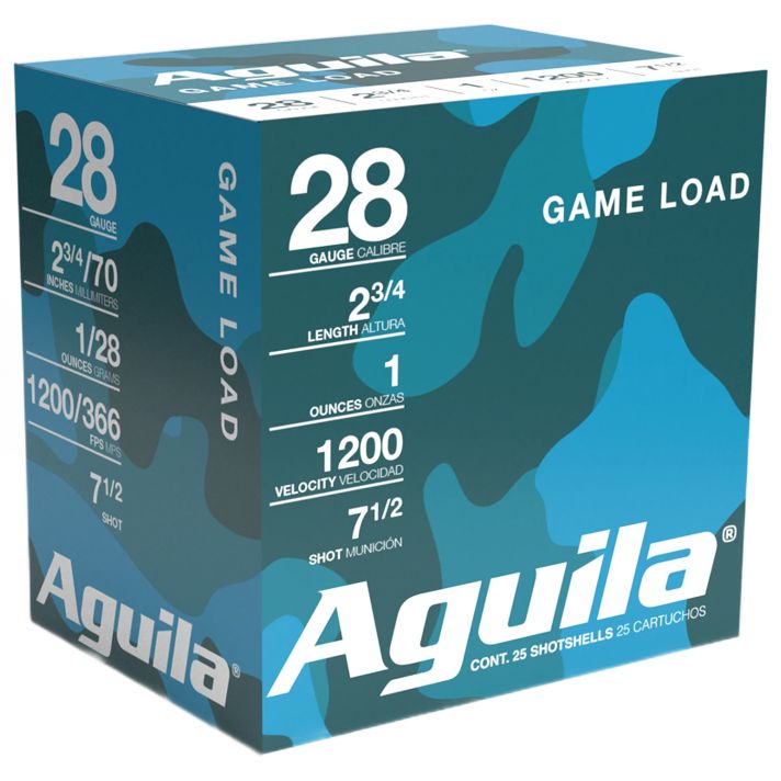 Aguila 1CHB2837 Birdshot Standard Velocity 28Gauge 2.75" 1oz 7.5Shot 25 Per Box/20 Case