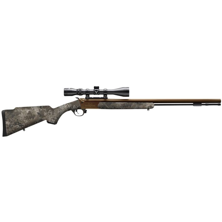 Traditions CR5848804425 NitroFire VAPR w/Scope 50 Cal 209 Primer 26" Burnt Bronze Cerakote Fluted & Tapered Barrel, Drilled & Tapped Receiver, Veil Wideland Fixed Synthetic Stock, 3-9x40mm Duplex