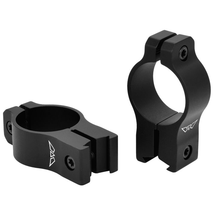 Warne V422M Rimfire Rings Vapor Matte Black Aluminum 1" Tube High Rimfire/Vertical Split 3/8" Dovetail, 0 MOA