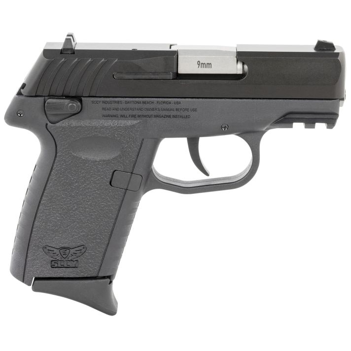 SCCY Industries CPX1CBBKG3 CPX-1 Gen3 9mm Luger 10+1 3.10" Black Polymer w/Picatinny Rail Serrated Black Nitride SS Slide Black Polymer Grip