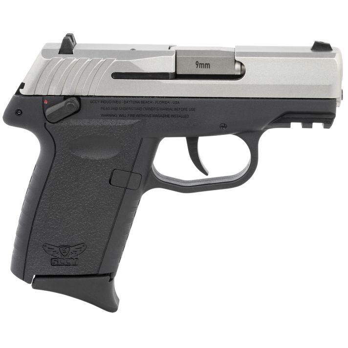 SCCY Industries CPX1TTBKG3 CPX-1 Gen3 9mm Luger 10+1 3.10" Black Polymer w/Picatinny Rail Serrated SS Slide Black Polymer Grip