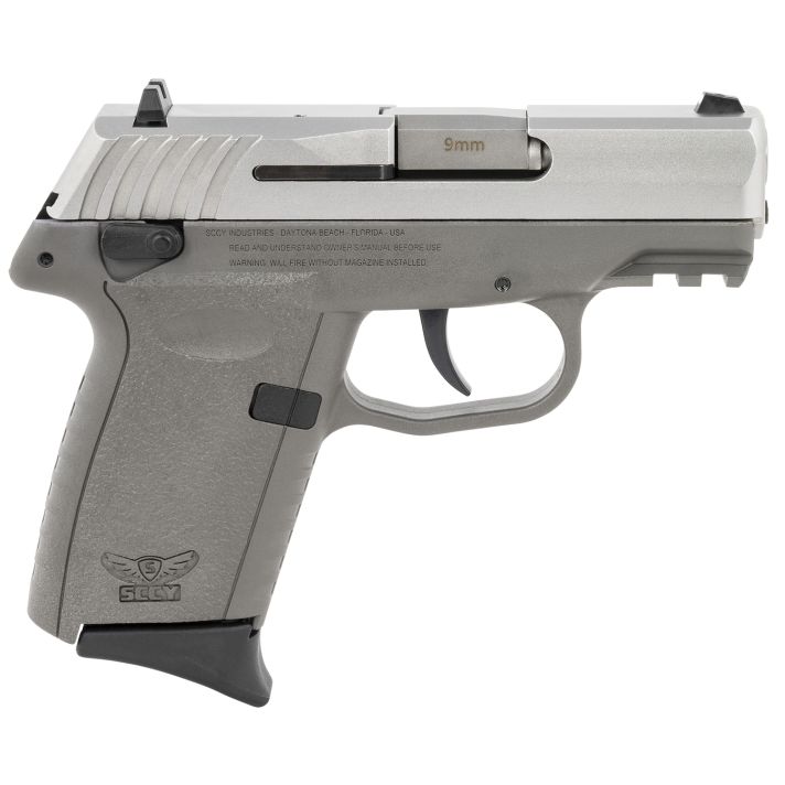 SCCY Industries CPX1TTSGG3 CPX-1 Gen3 9mm Luger 10+1 3.10" Sniper Gray Polymer w/Picatinny Rail Serrated SS Slide Sniper Gray Polymer Grip