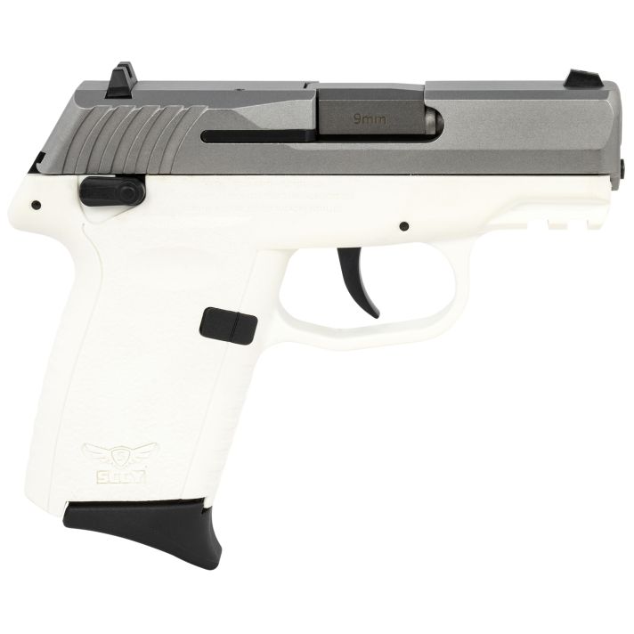 SCCY Industries CPX1TTWTG3 CPX-1 Gen3 9mm Luger 10+1 3.10" White Polymer w/Picatinny Rail Serrated SS Slide White Polymer Grip