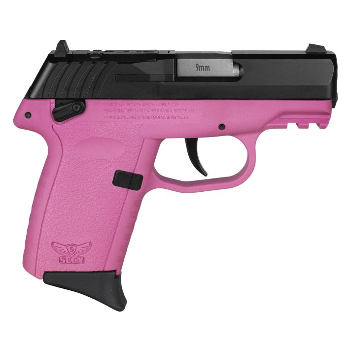 SCCY Industries CPX1CBPKRDRG3 CPX-1 Gen3 RDR 9mm Luger 10+1 3.10" Pink Polymer w/ Picatinny Rail Serrated Black Nitride SS Slide Pink Polymer Grip
