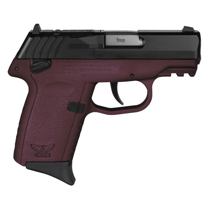 SCCY Industries CPX1CBCRRDRG3 CPX-1 Gen3 RDR 9mm Luger 10+1 3.10" Crimson Red Polymer w/Picatinny Rail Serrated Black Nitride SS Slide Crimson Red Polymer Grip