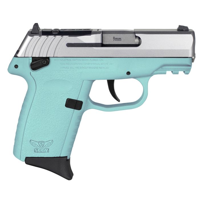 SCCY Industries CPX1TTSBRDRG3 CPX-1 Gen3 RDR 9mm Luger 10+1 3.10" SCCY Blue Polymer w/Picatinny Rail Serrated SS Slide SCCY Blue Polymer Grip
