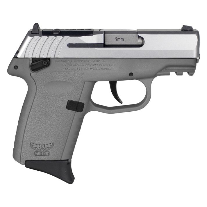 SCCY Industries CPX1TTSGRDRG3 CPX-1 Gen3 RDR 9mm Luger 10+1 3.10" Sniper Gray Polymer w/Picatinny Rail Serrated SS Slide Sniper Gray Polymer Grip