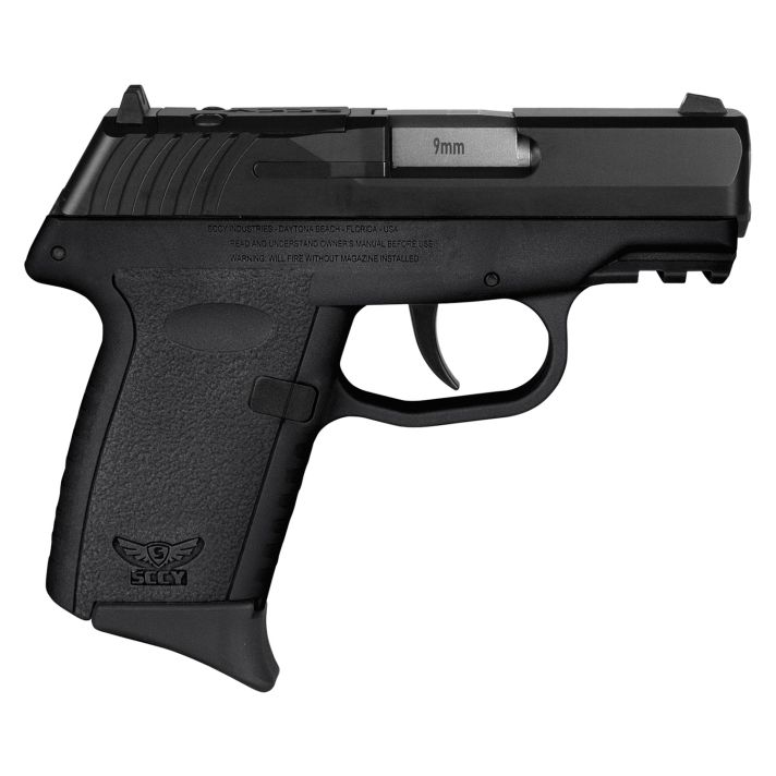 SCCY Industries CPX2CBBKRDRG3 CPX-2 Gen3 RD 9mm Luger 10+1 3.10" Black Polymer w/Picatinny Rail Serrated Black Nitride SS Slide Black Polymer Grip