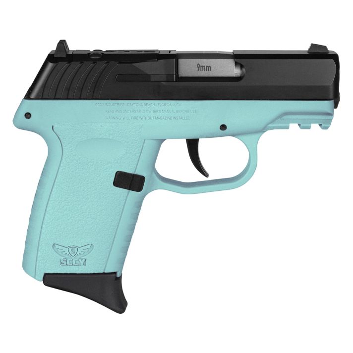 SCCY Industries CPX2CBSBRDRG3 CPX-2 Gen3 RD 9mm Luger 10+1 3.10" SCCY Blue Polymer w/Picatinny Rail Serrated Black Nitride SS Slide SCCY Blue Polymer Grip