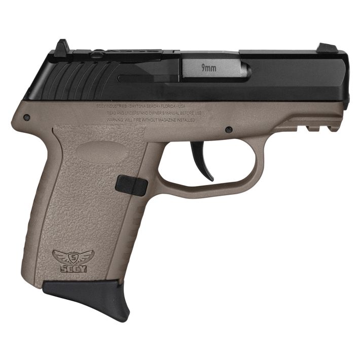 SCCY Industries CPX2CBDERDRG3 CPX-2 Gen3 RD 9mm Luger 10+1 3.10" Flat Dark Earth Polymer w/ Picatinny Rail Serrated Black Nitride SS Slide Flat Dark Earth Polymer Grip
