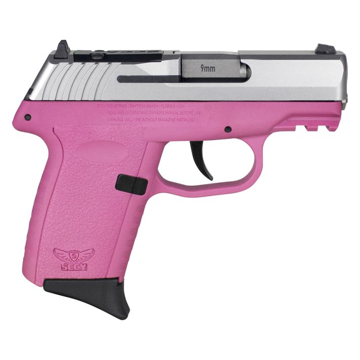 SCCY Industries CPX2TTPKRDRG3 CPX-2 Gen3 RD 9mm Luger 10+1 3.10" Pink Polymer w/ Picatinny Rail Serrated Stainless Steel Slide Pink Polymer Grip