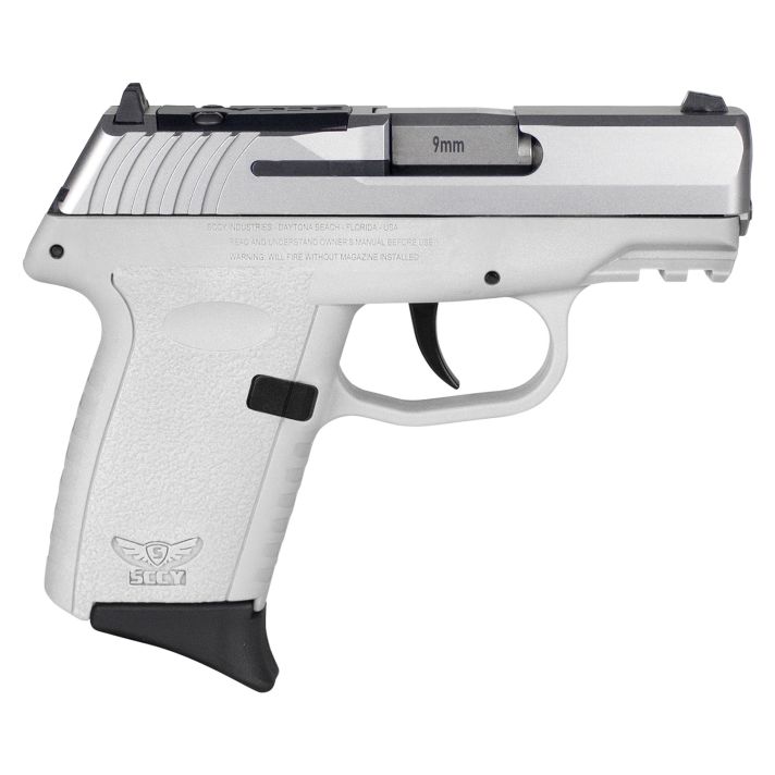 SCCY Industries CPX2TTWTRDRG3 CPX-2 Gen3 RD 9mm Luger 10+1 3.10" White Polymer w/Picatinny Rail Serrated Stainless Steel Slide White Polymer Grip
