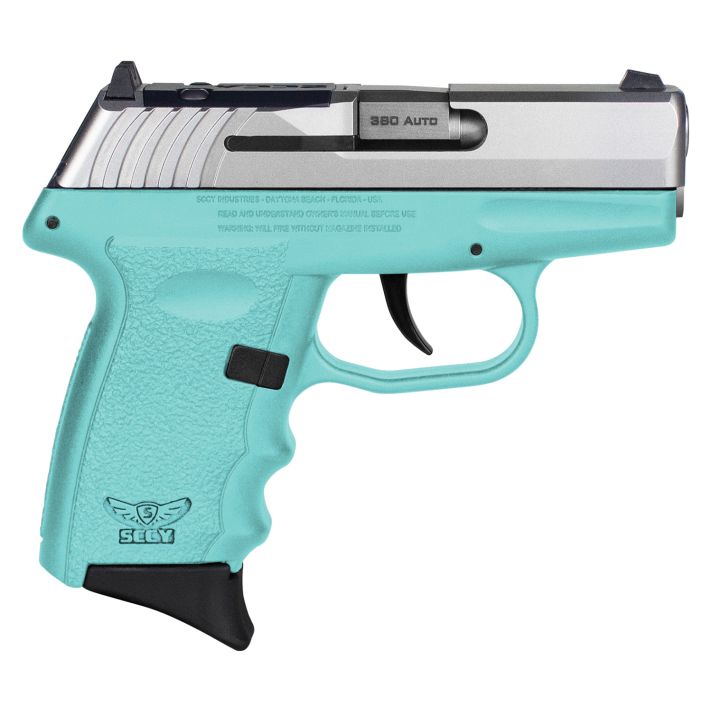 SCCY Industries CPX3TTSBRDRG3 CPX-3 RD 380 ACP 10+1 2.96" SCCY Blue Polymer/Serrated Stainless Steel Slide/Finger Grooved SCCY Blue Polymer Grip