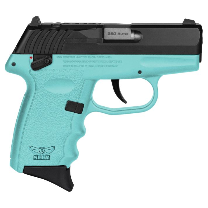 SCCY Industries CPX4CBSBRDRG3 CPX-4 RD 380 ACP 10+1 2.96" SCCY Blue Polymer/Serrated Black Nitride Stainless Steel Slide/Finger Grooved SCCY Blue Polymer Grip