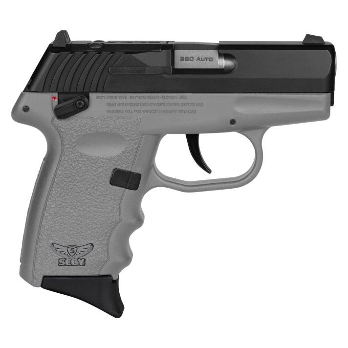 SCCY Industries CPX4CBSGRDRG3 CPX-4 RD 380 ACP 10+1 2.96" Sniper Gray Polymer/Serrated Black Nitride Stainless Steel Slide/Finger Grooved Sniper Gray Polymer Grip
