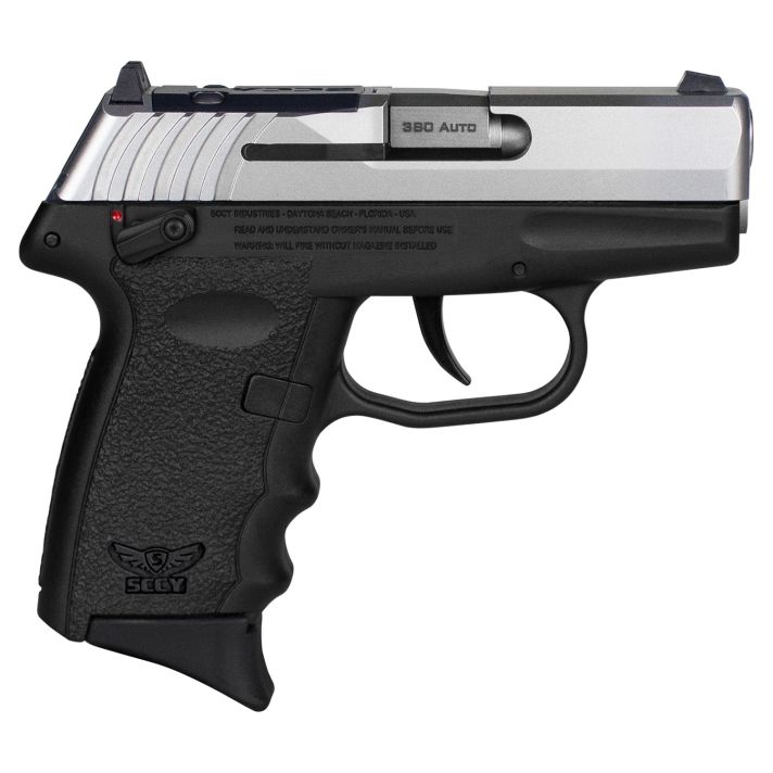 SCCY Industries CPX4TTBKRDRG3 CPX-4 RD 380 ACP 10+1 2.96" Black Polymer/Serrated Stainless Steel Slide/Finger Grooved Black Polymer Grip