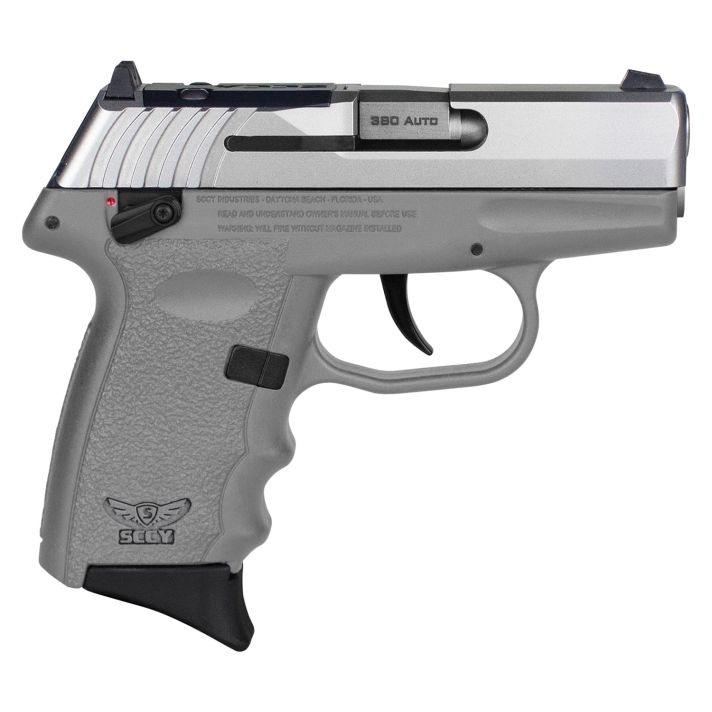 SCCY Industries CPX4TTSGRDRG3 CPX-4 RD 380 ACP 10+1 2.96" Sniper Gray Polymer/Serrated Stainless Steel Slide/Finger Grooved Sniper Gray Polymer Grip