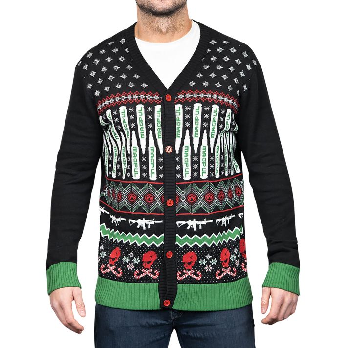 Magpul MAG1198-969-S Krampus Christmas Sweater Multi Color Long Sleeve Small