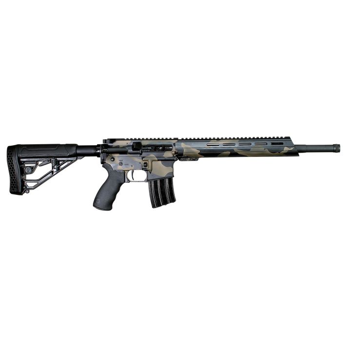 Alexander Arms RBH50FW Hunter50 Beowulf7+1 16" Barrel, Forest Woodlands Camo, Black EFX Stock, Finger Grooved Black Polymer Grip, Optics Ready