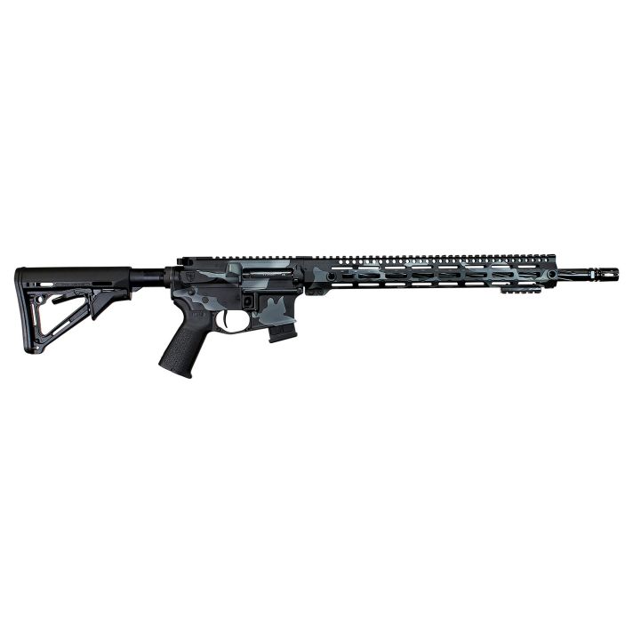 Alexander Arms RVP17U Varmint Predator 17 HMR10+1 18" Barrel, Urban Camo, Black 6 Position Magpul CTR Stock, Finger Grooved Black Polymer Grip, Optics Ready