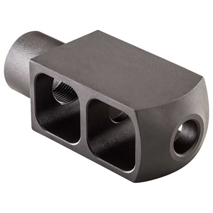 Alexander Arms MBEOTNKKIT Tank Muzzle Brake Kit Black Steel with 49/64-20 tpi Threads 3.50" OAL 1.50" Diameter for 50 Beowulf