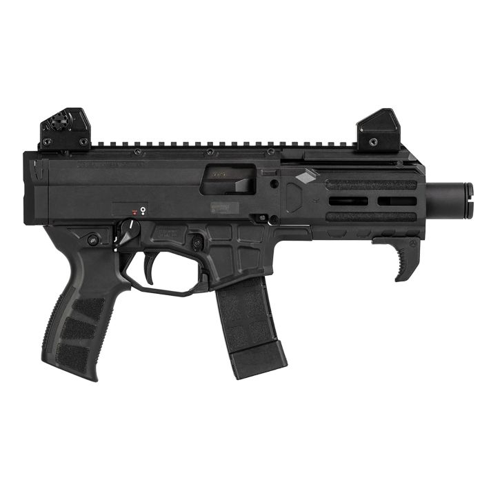 CZ-USA 91420 Scorpion 3+ Micro9mm Luger Caliber with 4.20" Threaded Barrel, 20+1 Capacity, Overall Black Finish & Polymer Receiver/Grip Right Hand