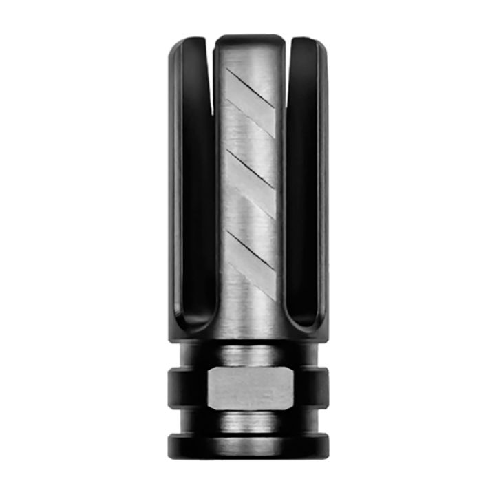 Rise Armament RA-703-223-BLK Veil Flash Hider Black Nitride Finish 416R Stainless Steel with 2.25" OAL for 22 Cal AR-15
