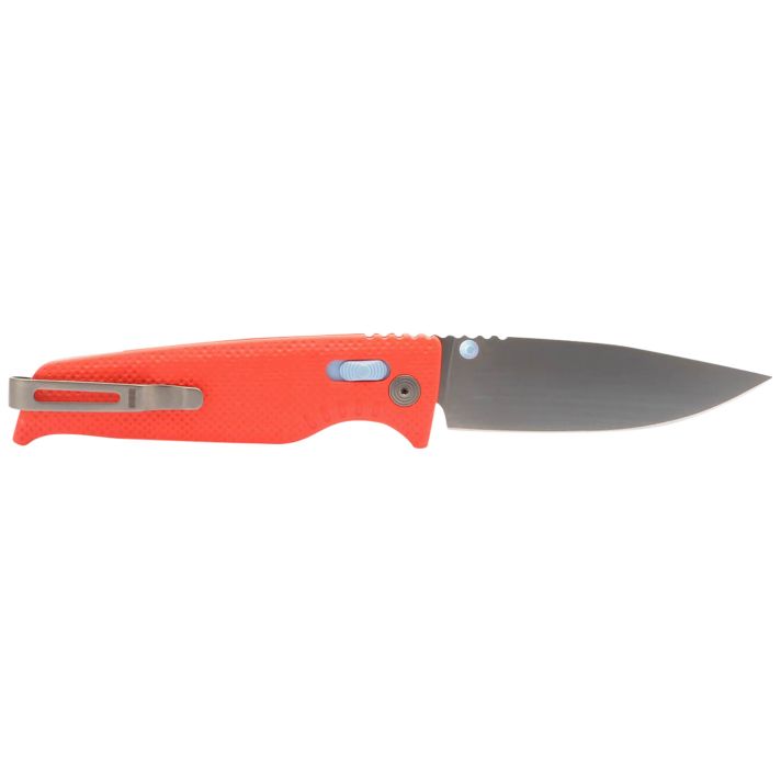 S.O.G SOG12790257 Altair XR 3.20" Folding Plain Bead Blasted Cryo CPM 154 SS Blade/ Canyon Red w/Stone Blue Accents GRN Handle