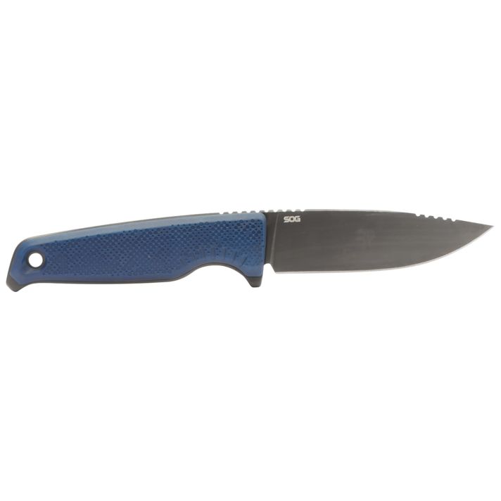 S.O.G SOG17790157 Altair FX3.40" Fixed Clip Point Plain Satin TiCN Cryo CPM 154 SS Blade, Squid Ink Black GRN Handle, Includes Sheath