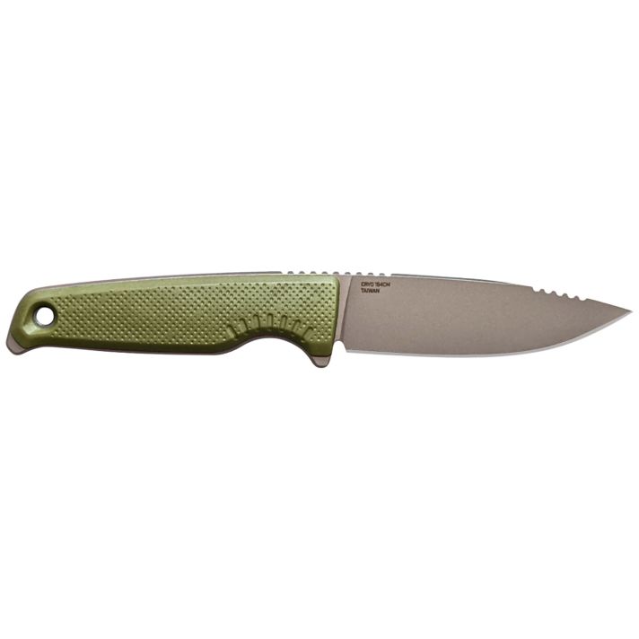 S.O.G SOG17790357 Altair FX 3.40" Fixed Plain Satin TiNi Cryo CPM 154 SS Blade/ Field Green GRN Handle