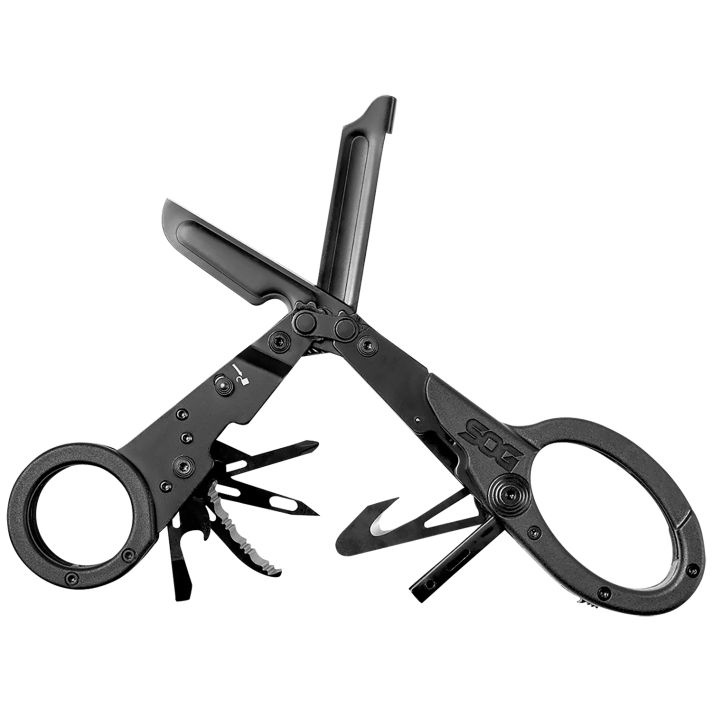 S.O.G SOG231250143 ParaShearsBlack 3Cr13MoV SS Plain Blade Features 11 Tools