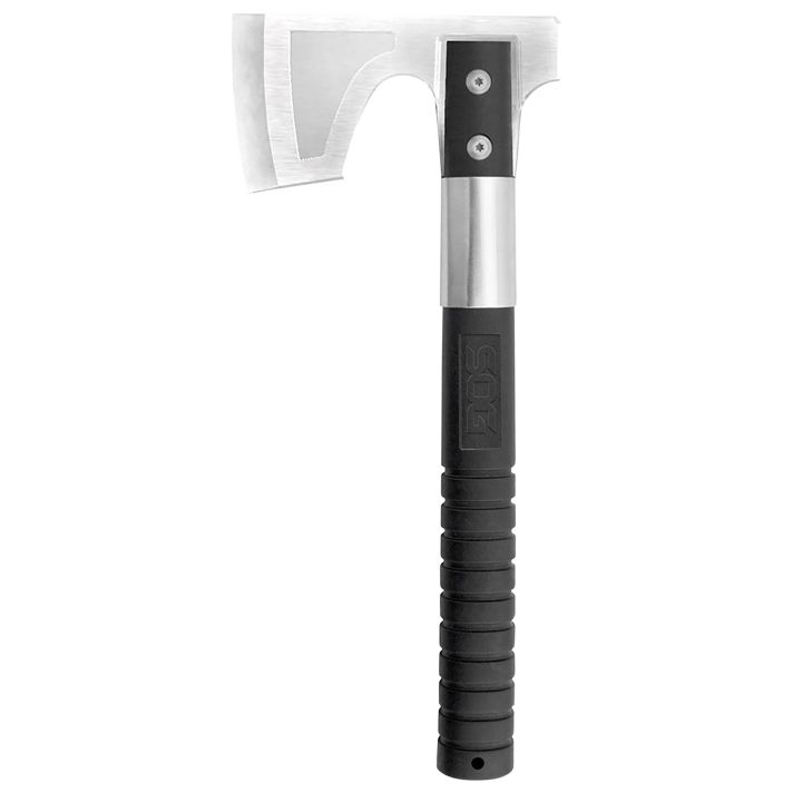 S.O.G SOGCH1001C Camp3.10" Blade Stainless Steel Blade Black GRN Handle 11.50" Long Hatchet