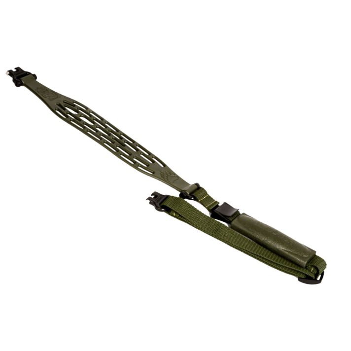 Limbsaver 12192 Kodiak-Air Sling OD Green NAVCOM Rubber w/ 2" W & Adjustable Design for Rifles
