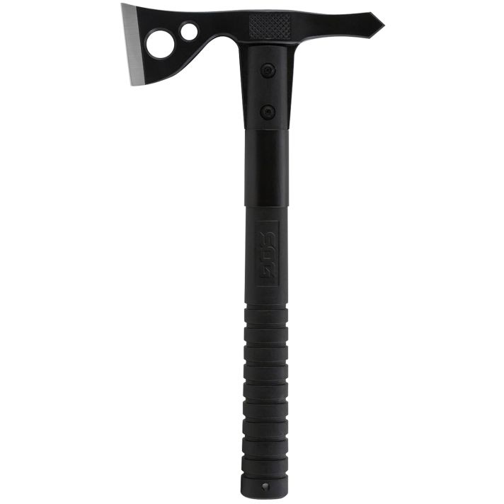 S.O.G SOGF06TNCP FastHawk2" Blade 420HC SS Blade Black Side Hammer Checkering w/"SOG" GRN Handle 12.50" Long Tomahawk
