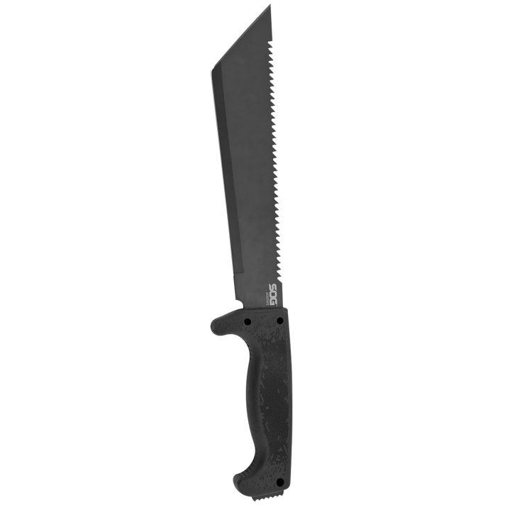S.O.G SOG-MC04-N SOGfari10" Black Hardcased 3Cr13MoV SS Blade Black Kraton Handle 16" Long Includes Sheath