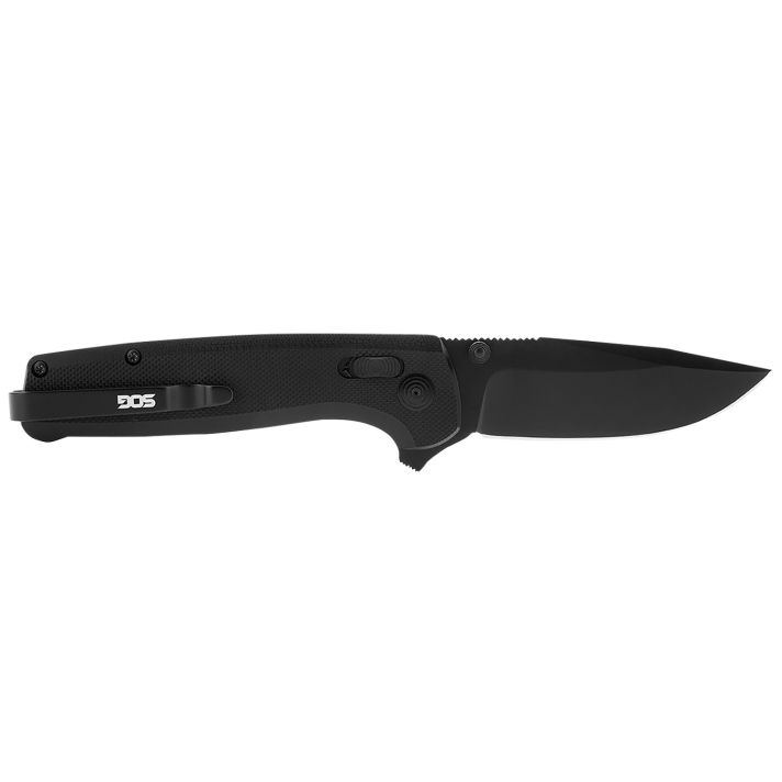 S.O.G SOGTM1027CP Terminus XR 2.95" Folding Clip Point Plain Black TiNi D2 Steel Blade Black G10 Handle Includes Pocket Clip