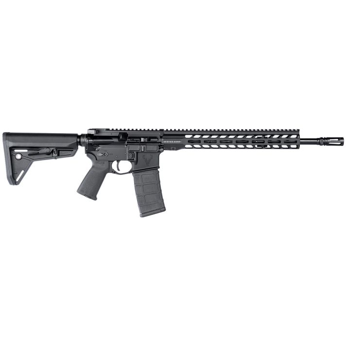 Stag Arms STAG15000142 Stag 15 Tactical 5.56x45mm NATO 16" Barrel, 30+1 Optic Ready, Overall Black, MagpulStock & MOE Grip Right Hand