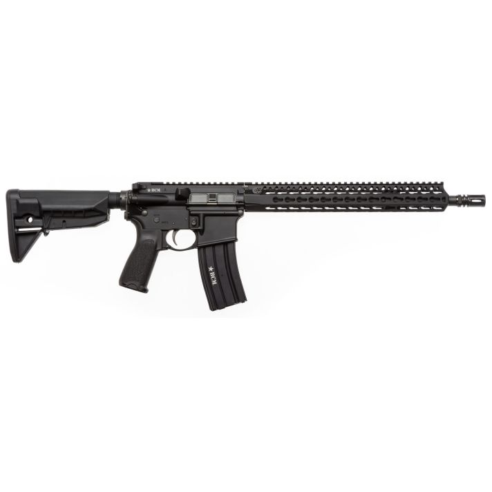 BCM 780790 RECCE-14 KMR-A 223 Rem/5.56x45mm NATO 30+1 14.50" Steel Chrome Lined Barrel, Mod 1 Compensator, Anodized 7075-T6 Aluminum Receiver, Synthetic 6 Position Stock, Ambidextrous Safety