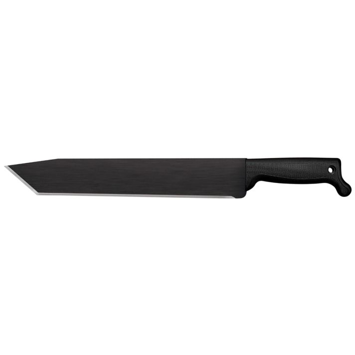 Cold Steel CS97BTMS Tanto13" Black Matte Baked-On Anti Rust 1055 Carbon Steel Blade/ Black Polypropylene Handle 15.63" Long Includes Sheath